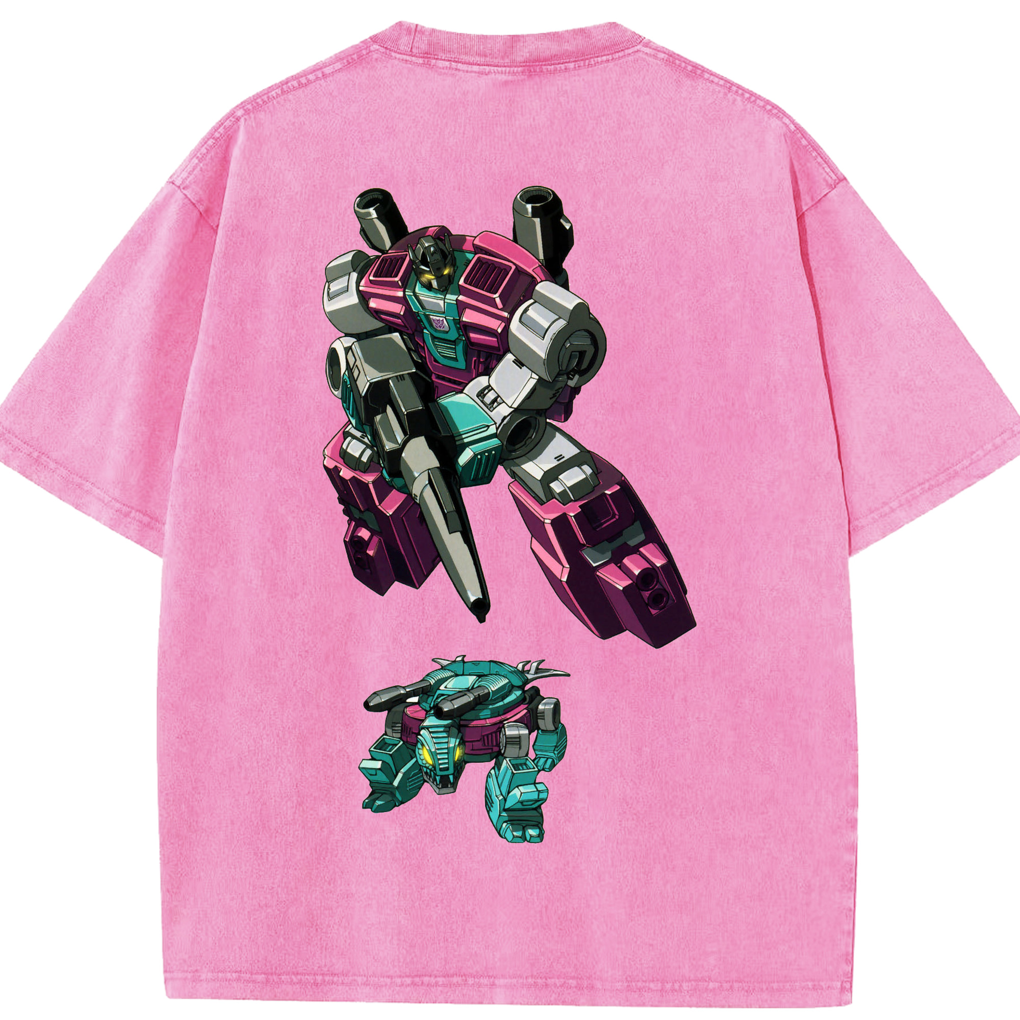 （画像用）  綿100% ヴィンテージ風 半袖Tシャツ（背面プリント）